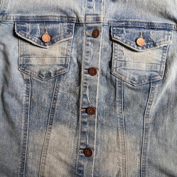 True Freedom- junior or women jean jacket - Picture 3 of 7